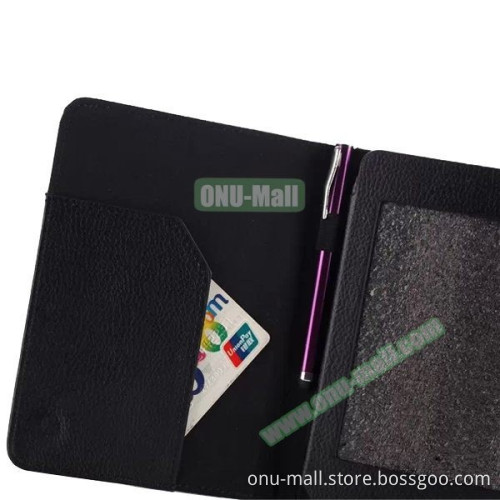 Litchi Texture Magnetic Button Protective Leather Case Cover for Amazon Kindle Paperwhite 2